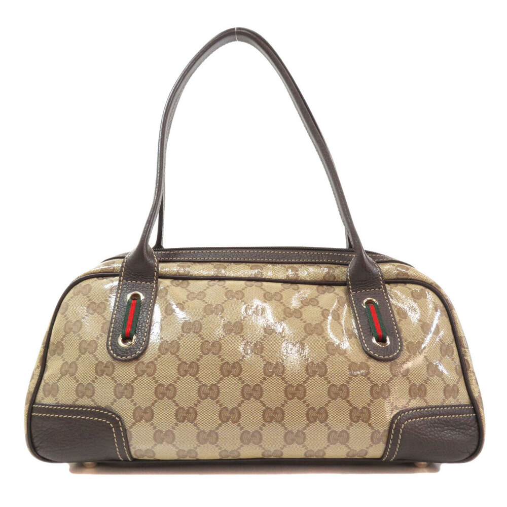 Gucci Web bag GG Crystal Brown shoulder Monogram Princy
